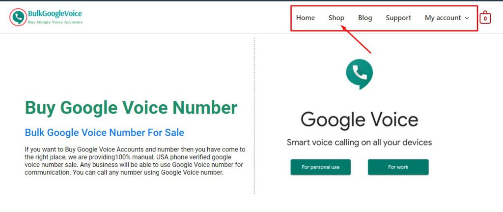 how to create Google Voice number