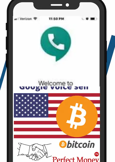Google voice account with Bitcoin