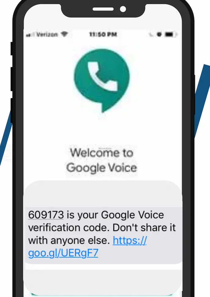 google voice verification code